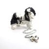 Picture of Kingspoint Designs Noble the Japanese Chin Trinket Box with Matching Necklace