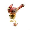 Picture of Kingspoint Designs Purdy the Cardinal Trinket Box with Matching Necklace