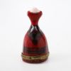 Picture of Retired Limoges Porcelain Red & Black Dress on a Dress Form Trinket Box