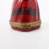 Picture of Retired Limoges Porcelain Red & Black Dress on a Dress Form Trinket Box