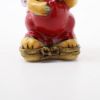 Picture of Limoges Porcelain Bunny Rabbit in Red Overalls with Mouse Friend Trinket Box