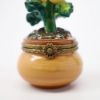 Picture of Retired Limoges Porcelain Sunflowers in a Terra Cotta Pot Trinket Box