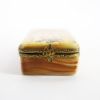 Picture of Retired Limoges Porcelain Case of Wine Trinket Box with Two 'Surprise' Bottles by Sinclair