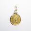 Picture of 14k Yellow Gold Dos Pesos Coin Pendant 