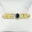 Picture of 18k Yellow Gold, Sapphire Cabochon & Diamond Bracelet 