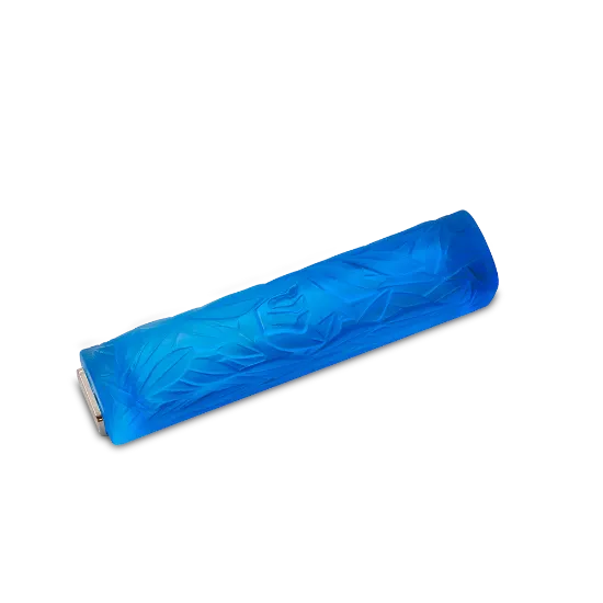 Picture of Daum Crystal Blue Olive Leaf Mezuzah