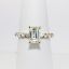 Picture of 14k Yellow Gold & Emerald Cut Diamond Engagement Ring 