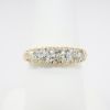 Picture of Antique Art Deco 18k Yellow Gold & Diamond Wedding Band 