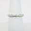 Picture of 14k White Gold & Diamond Scalloped Wedding Band 