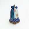 Picture of Retired Limoges Porcelain Wedding Bell Trinket Box with Bride & Groom Inside by Parry Vieille