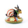 Picture of Limoges Porcelain Rabbit with Gardening Hoe Trinket Box