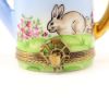 Picture of Limoges Porcelain Watering Can Shaped Trinket Box with Painted Rabbit