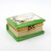 Picture of Book Shaped Trinket Box With Painted Hare/Rabbit On Cover By Eximious Limoges