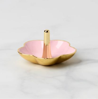 Picture of Metal Ring Dish, Pink