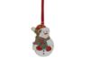 Picture of Wallace 2025 16th Edition Wonders of Christmas Snowman Gold Plate & Enamel Christmas Ornament