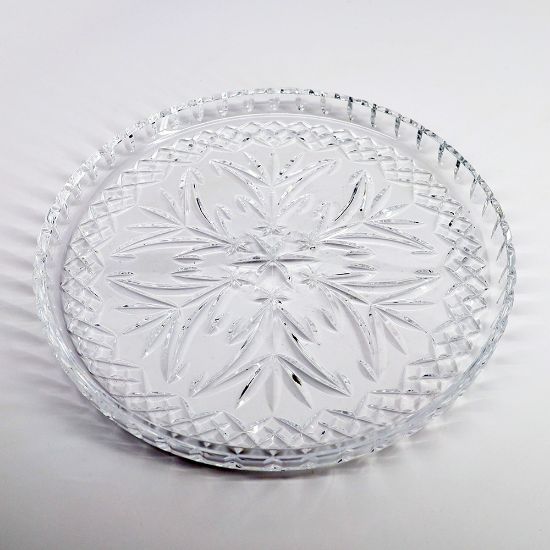 Picture of Waterford Crystal 11" Round Christmas Tree Cake Plate / Cookie Tray