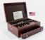 Picture of 1-Drawer Flatware Chest; Heritage Mahogany finish & Made in USA