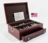 Picture of Bounty 1-Drawer Flatware Chest; Heritage Mahogany finish & Made in USA