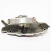 Picture of Vintage Japanese Sterling Silver Shakudo Menuki Cuff Links with Seated Samurai