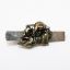 Picture of Vintage Japanese Sterling Silver Shakudo Menuki Tie Clip with Animalistic Warrior