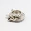 Picture of Vintage Sterling Silver Tea Cup & Saucer with Spoon Charm