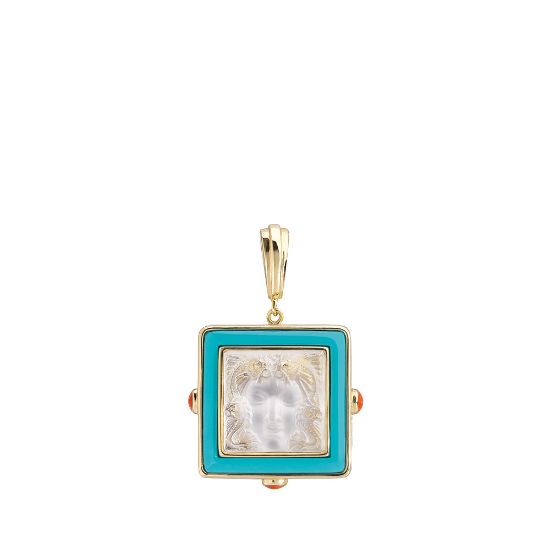 Picture of Arthuse Pendant In Vermeil & Clear Crystal