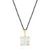 Picture of Small Arethuse Pendant In Vermeil & Clear