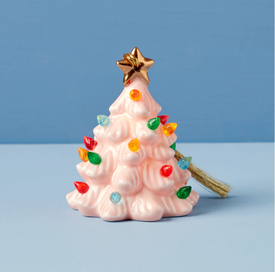 Picture of Lenox Treasured Traditions Pink Lit Tree Ornament