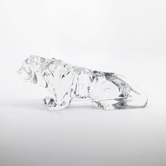 Picture of Baccarat Crouched Tiger Crystal Figurine