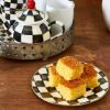 Picture of MacKenzie-Childs Set Of 2 Enameled Courtly Check Salad/Dessert Plates