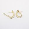 Picture of 14k Yellow Gold Multi-Colored Sapphire & Diamond Dangle Earrings 