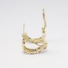 Picture of 14k Yellow Gold Tanzanite & Diamond Earrings 