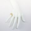 Picture of 14k Yellow Gold Diamond Pretzel Ring 