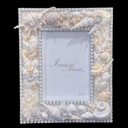 Picture of Isabella Adams White Opal Sea Life Frame 5x7"