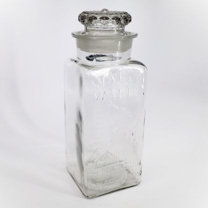 Picture of Antique Walla Walla Pepsin Gum Jar with Native American Chief 