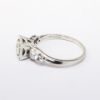Picture of Vintage 18k White Gold & Old European Cut Diamond Engagement Ring by Brodnax