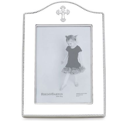 Picture of Reed & Barton Abbey Cross Silver Plate 5"x 7" Frame
