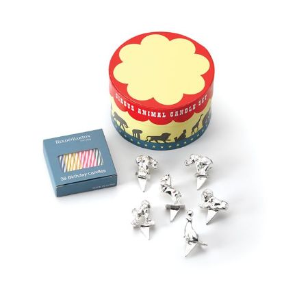 Picture of 'Let's Celebrate' 6-Piece Circus Animals Candle Holder Set