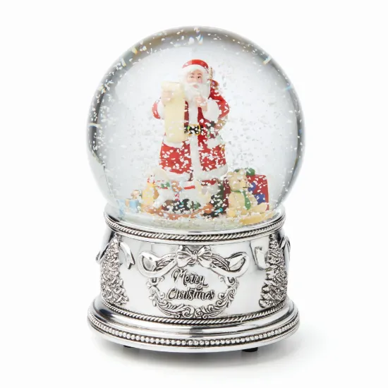 Picture of Reed & Barton Santa Musical Snow Globe with "Jingle Bells"