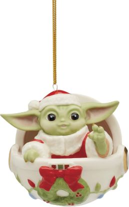 Picture of Lenox - Grogu's Holiday Hover Pram Ornament