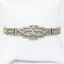 Picture of Antique Edwardian Era 10k White Gold Filigree Bracelet with Diamond Accent
