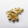 Picture of Vintage Crown Trifari Green Rhinestone Clip-On Earrings