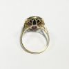 Picture of Antique Early 20th Century 14k Two-Tone Gold & Oval Cut Amethyst Ring with Diamond Halo