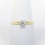 Picture of Vintage 14k Yellow Gold & Round Brilliant Cut Diamond Solitaire Engagement Ring