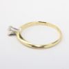 Picture of Vintage 14k Yellow Gold & Round Brilliant Cut Diamond Solitaire Engagement Ring