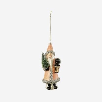 Picture of One Hundred 80 Degrees Peach Blown Glass Belsnickel Ornament