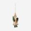 Picture of One Hundred 80 Degrees Peach Blown Glass Belsnickel Ornament
