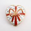 Picture of Limoges Porcelain Heart Shaped Chocolate Trinket Box with Surprise Truffles Inside by Pierre Arquie 