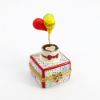 Picture of Limoges Porcelain 'Happy Birthday' Cake & Balloons Trinket Box with Surprise Heart Inside