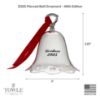 Picture of Towle 2025 46th Edition Pierced Silver Plated Bell Ornament